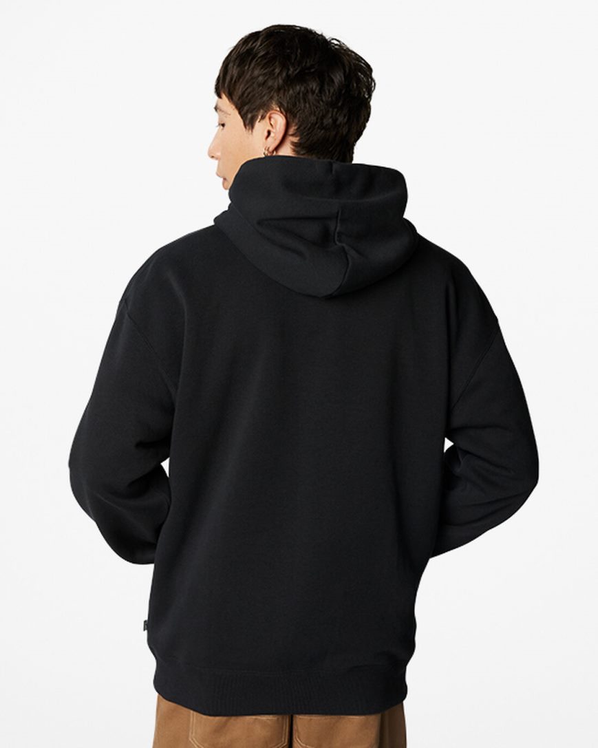 Moletom Com Capuz Converse CONS Fleece Pullover Masculino Pretas | PT N0P5793